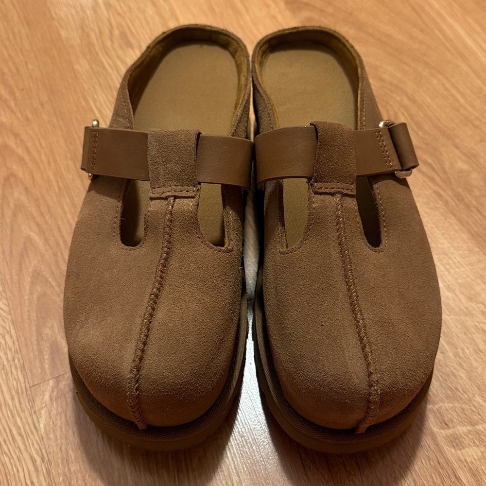 UGG Brown Suede Mules